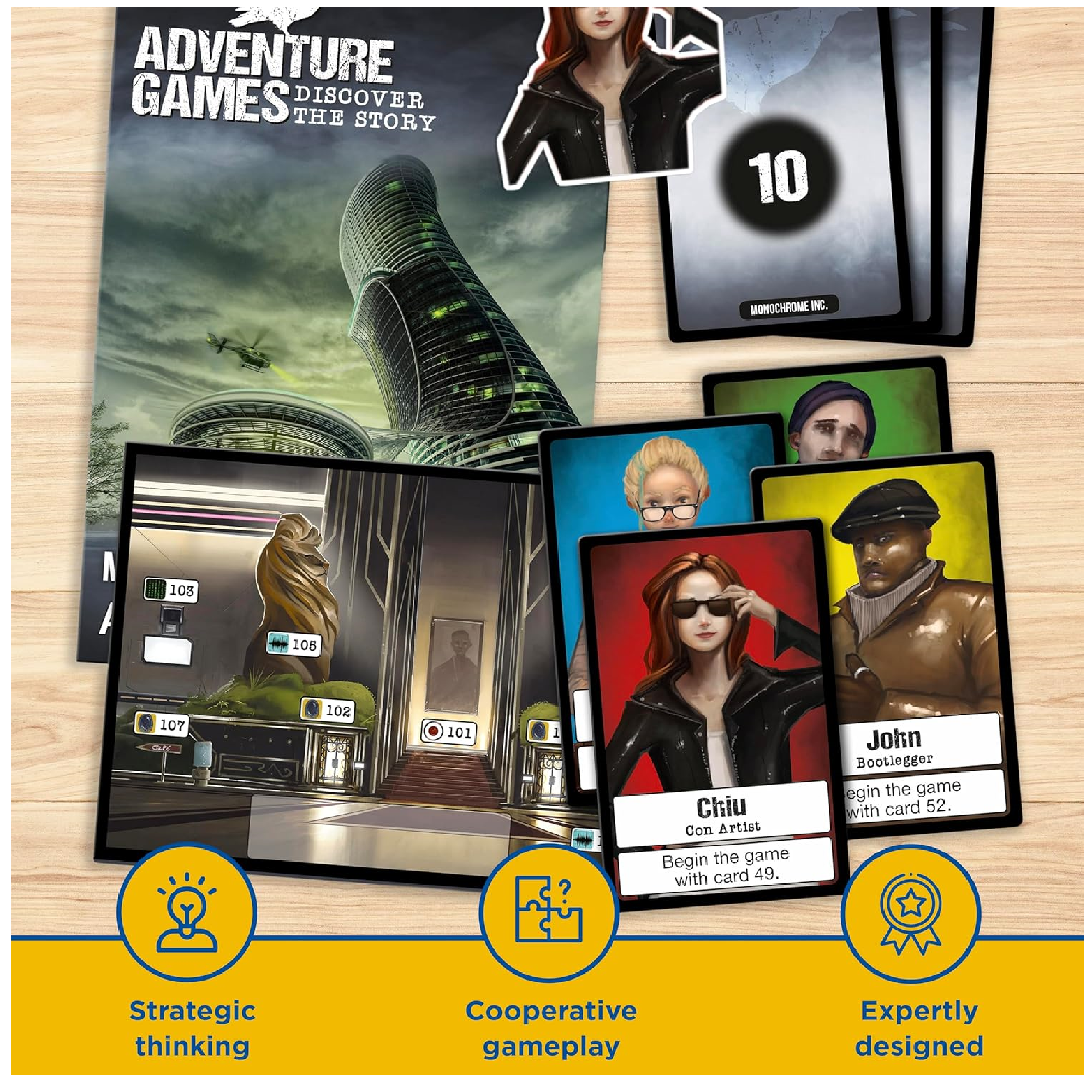 Thames & Kosmos Adventure Games: Monochrome Inc. (Rental)